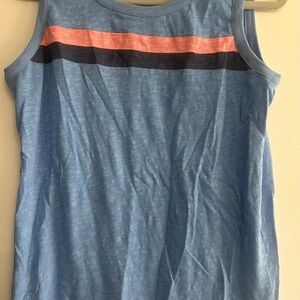 Blue and Pink Women's Tank Top